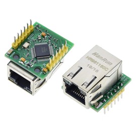 W5500 Industrial Ethernet Module - Compatible with ARDUINO/STM32 (3.3V SPI + 5V I/O)