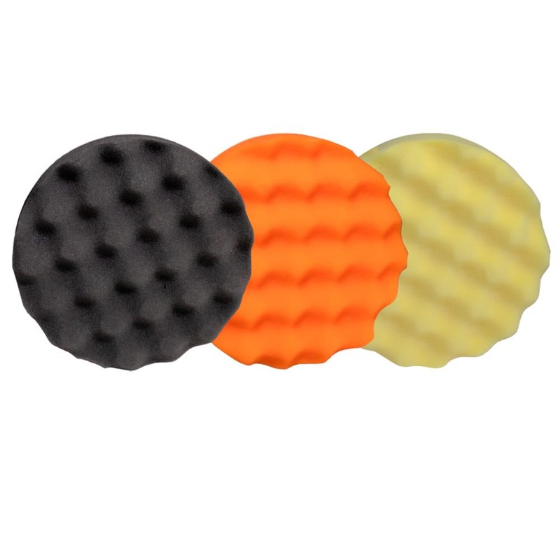 Gecko Polishing Pads Waffle 150 mm Pack of 3