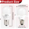 StreytoTek 2 Pcs 5304522314 Refrigerator LED Light Bulb for Frigidaire,