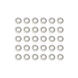 IMScrews M4 304 Stainless Steel Flat Washers for Bolts and Screws - Pack of 200 - Durable Hardware Essentials