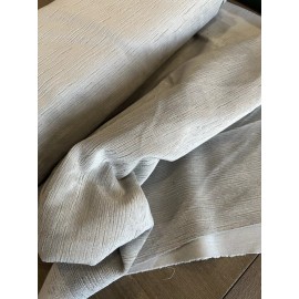 Designer Velvet Distressed Fabric Light cool Gray