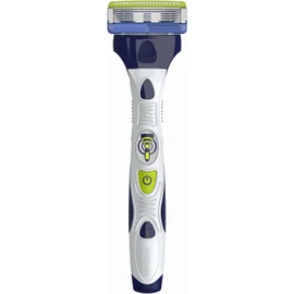 Schick (シック) Schick 5 Blade Hydro 5 Power Select Double Holder (Body + 2 Replacement Blades) Men's Stainless Steel Razor for Shaving