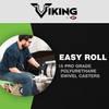 AFF Viking Rolling Shop Stool - Garage Stool on Wheels
