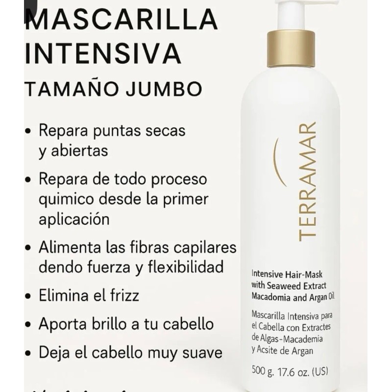 Kit Terramar Óleo 3 En 1 Y Mascarilla Intensiva Capilar