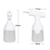 Electric Foam Soap Dispenser Rechargeable Foam Sprayer with 2 Nozzles