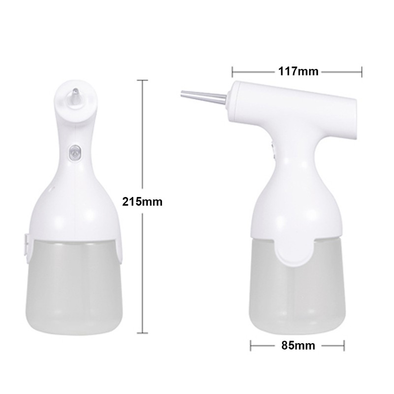Electric Foam Soap Dispenser Rechargeable Foam Sprayer with 2 Nozzles