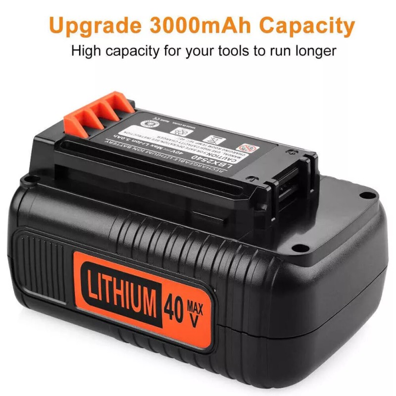 For Craftsman 2x 40V MAX Lithium Battery for Black &