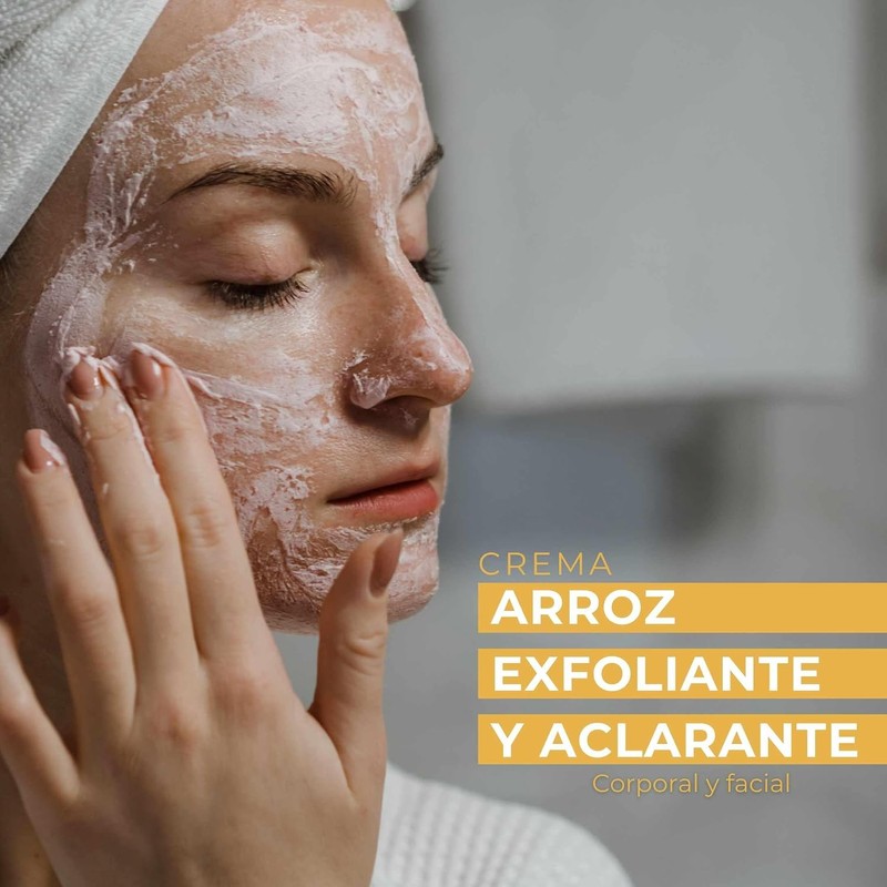 Crema Aclaradora Exfoliante Arroz Y Manteca De Karité Bena