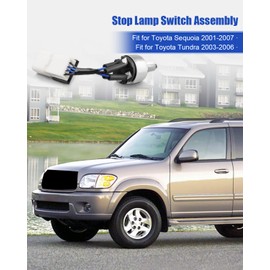 Brake Light Switch Fit for Toyota Sequoia 2001-2007 Tundra 2003-2006, Brakelight Switch Sensor Replace 84340-34010
