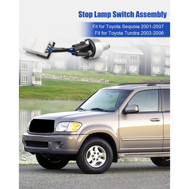Brake Light Switch Fit for Toyota Sequoia 2001-2007 Tundra 2003-2006,