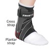 Zamst A2 DX Left Ankle Support - Black, Small by
