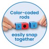 Learning Resources Reading Rods - Alphabet & KVK Words Sticks,
