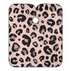 Delantal de peluquería con estampado de leopardo, color rosa, capa