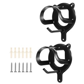 Pack of 2 bridle horse halter hanger, bridle holder, bridle holder, horse wall mount, horse tack storage halterneck, equestrian bridge hanger, with pipes and screw. Kiuiom