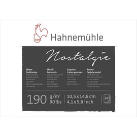 Hahnemühle Sketch Postcards 190 g/m², DIN A6, 20 Sheets