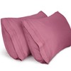 Lirex Pillow Cases (2 Pack), 1800 Thread Count Embroidered King