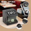 POCHAR Metal Tip Box - Tip Jar with Lock &