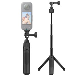 Mini Tripod Stand 360 Selfie Stick Extendable for GoPro 13 12 11 10 9 8 7 6 5 Insta360 X5 Insta 360 X4 X3