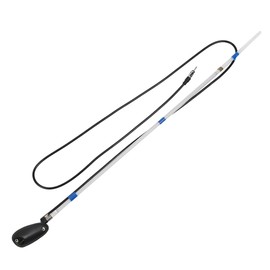 X AUTOHAUX Car Power Antenna Radio AM FM Signal Antenna Mast Aerial Retractable Replace 39150-S01-A02 for Honda Civic 92-00 Black