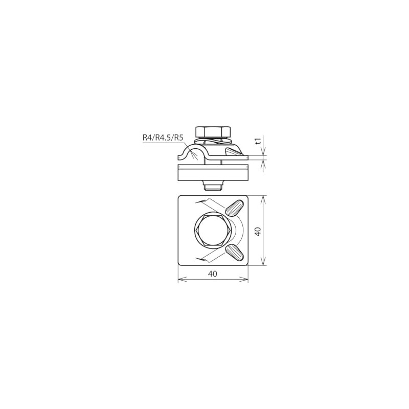 Dehn 390551 – Borna MV Screw 8 – 10 mm