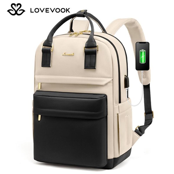 LOVEVOOK Laptop Backpack with USB Port, Backpack Purses for Women,