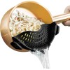 AUOON Clip On Strainer Silicone for All Pots and Pans