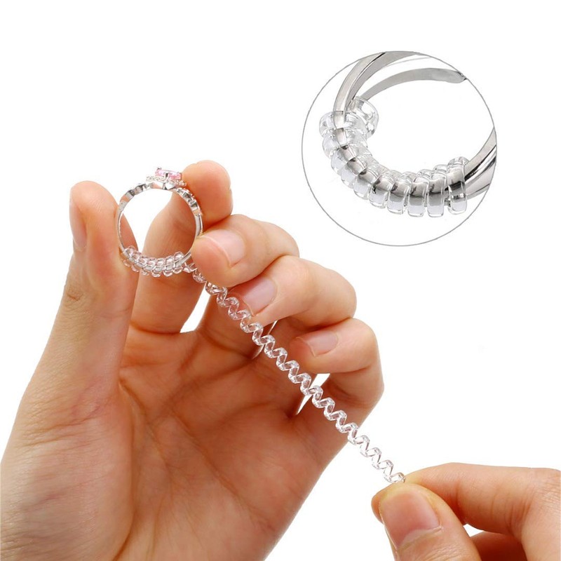 Ring Size Adjuster, Ring Guard Clip Invisible Tightener Transparent Resizer
