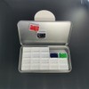 Empty Watercolor Tin Palette Metal Empty Paint Case Containing 20