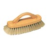 Redecker Shoe Shine Brush with Bow Handle, Light Horsehair