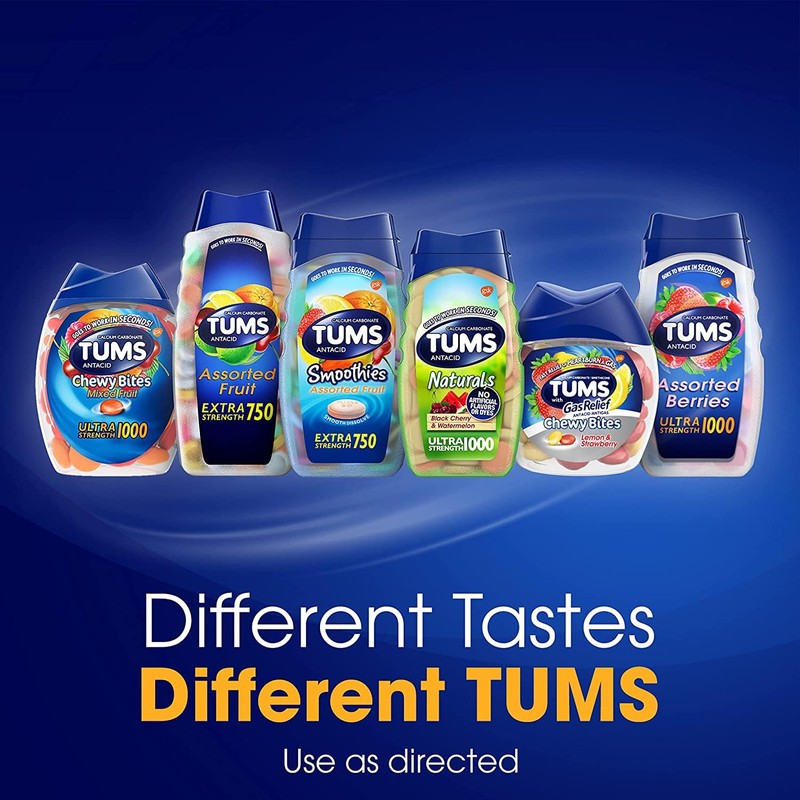 Tums Chewy Delights, Very Cherry 32 ea Pack of 4