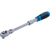 BGS 25126 Reversible Ratchet, Extendible, Angled Outlet, External Square Outlet,