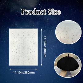 6 Sheets Iron on Rhinestone Sheets Transfers, Iron on Crystal Transfers Applique 2mm & 4mm Hot Melt Rhinestone Patches AB Color Glitter