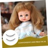 jojofuny 1 Pair Doll False Eyelashes Fake Doll Accessories Long