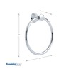 Franklin Brass 139567 Somerset Towel Ring, Polished Chrome