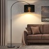 Seaside Village Modern Arc Floor Lamp, Tall Pole Lamp with