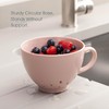Zeal Berry Colander Cup, Small Hand-held Cup Shape Melamine Strainer/Sieve,