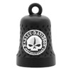 Harley-Davidson Willie G Skull Diamond Plated Ride Bell, Matte Black