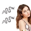 QEQSHQO Pack of 2 Snake Headband Rhinestone Headpiece Glitter Hair
