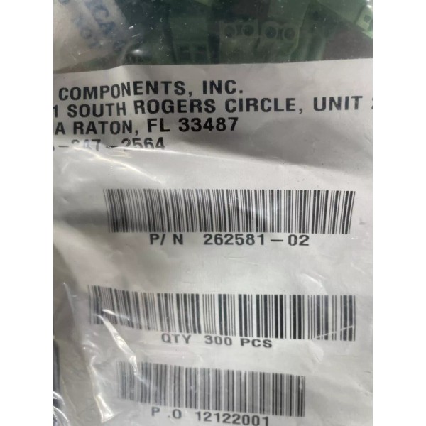 LMI Components Inc A lot of 50 LMI 262581-02 2