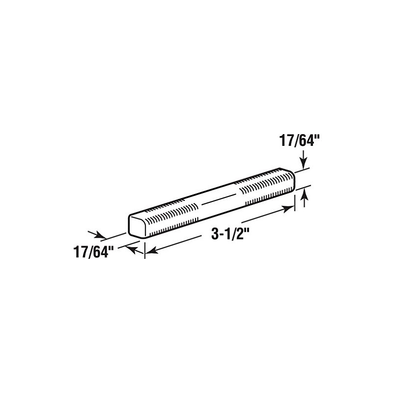 Prime-Line E 2459 Replacement Spindle, Square Drive System, 17/64 In.