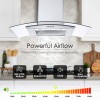 Tieasy Range Hood 30 Inch Wall Mount Kitchen Range Hood