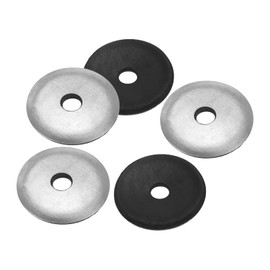 PATIKIL 1/4"x1 1/6" EPDM Bonded Sealing Washers, 80 Pieces Galvanized Neoprene Rubber Backed Screw Gasket for Industrial Home Machinery Ships Roof (#14x1/4")
