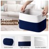 Homsorout Rope Storage Bins - 12'x10'x9' Decorative Woven Basket with