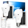 Solar & USB Rechargeable Light Bulbs With Remote + Touch