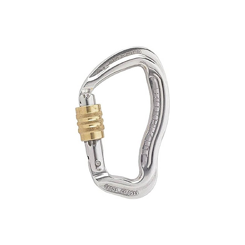 AustriAlpin Rockit Karabiner mit Schraubsicherung, Farbe:poliert