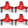 ZEAYEA 4 Pack Steel Tri-Dolly, 200 lbs Load Capacity 3