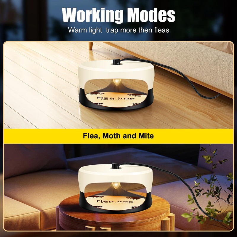 Flea Traps for Inside Your Home 2 Packs, 2024 Sticky