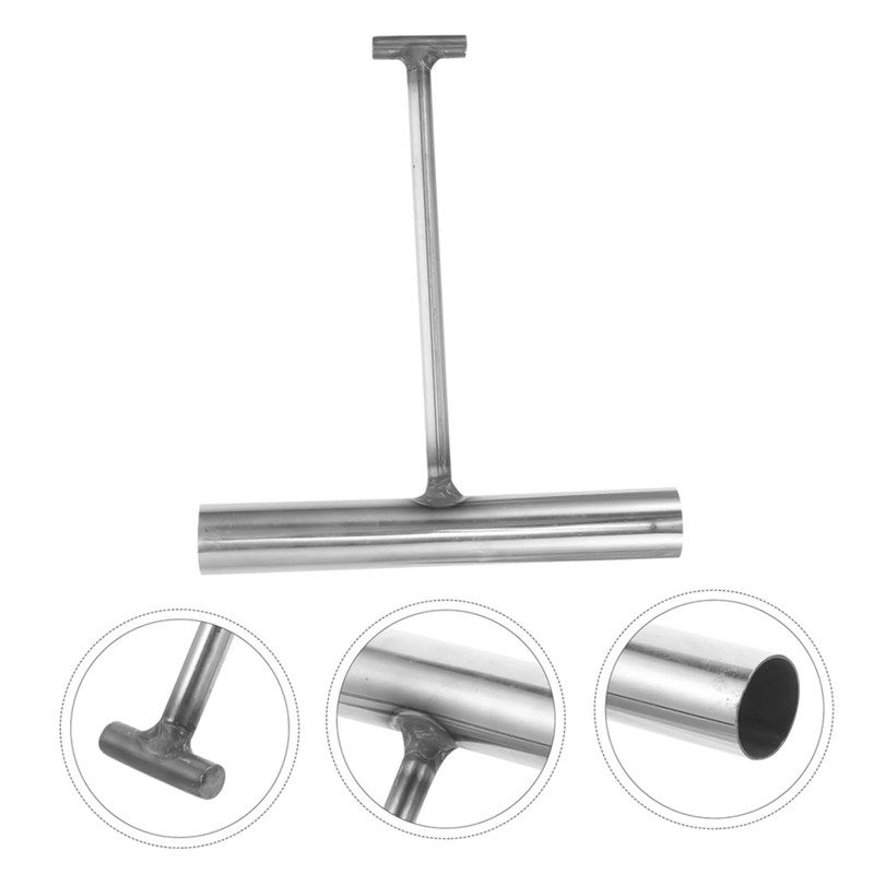 Angoily 2PCS Heavy Duty T-Shaped Manhole Hook for Lifting Manhole