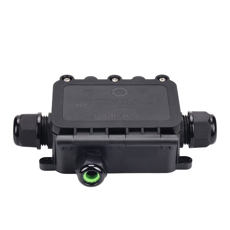 Outdoor Junction Box Waterproof IP68, 3 Way M20 Coaxial Underground