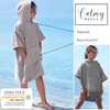 CalmyBEACH Terry Cloth Bath Poncho Girls Boys – Children's Surf